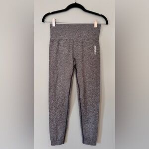 Gymshark Adapt Marl Seamless Leggings Heather Gray Ankle Length Size‎ Medium